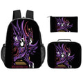 Violet Dark Knight | 3-Piece Backpack Set