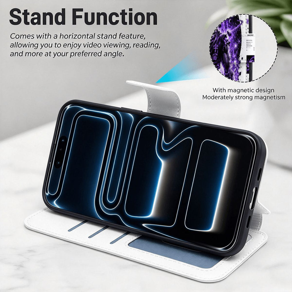 Cosmic Warrior | iPhone 18 Pro Max Flip Wallet Case