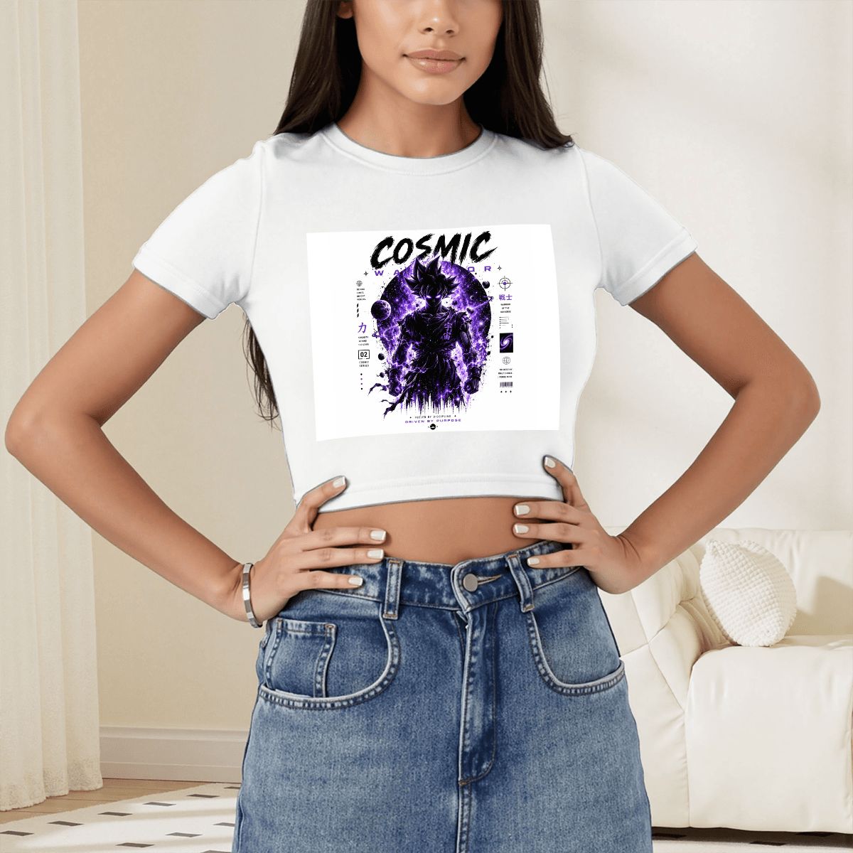 Cosmic Warrior | Women's Crop Top