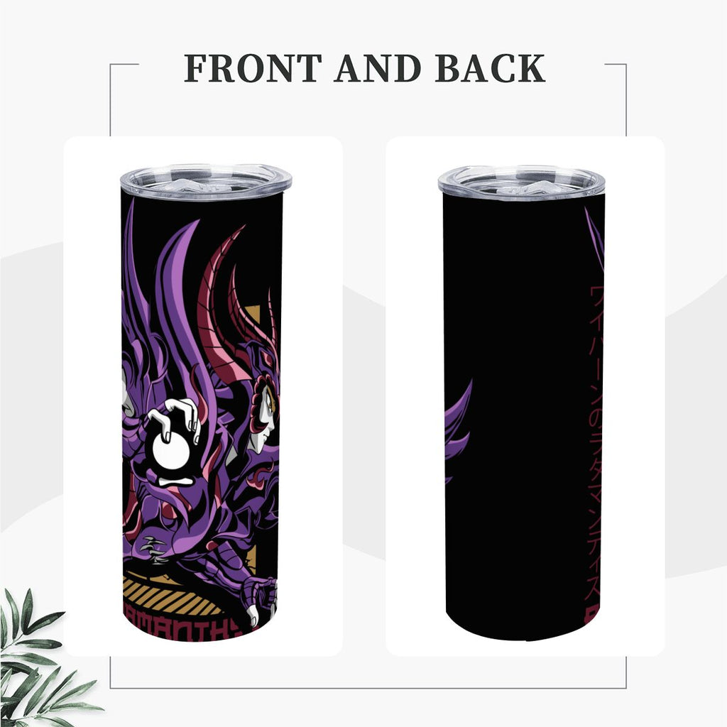 Violet Dark Knight | 20oz Stainless Steel Straw Tumbler