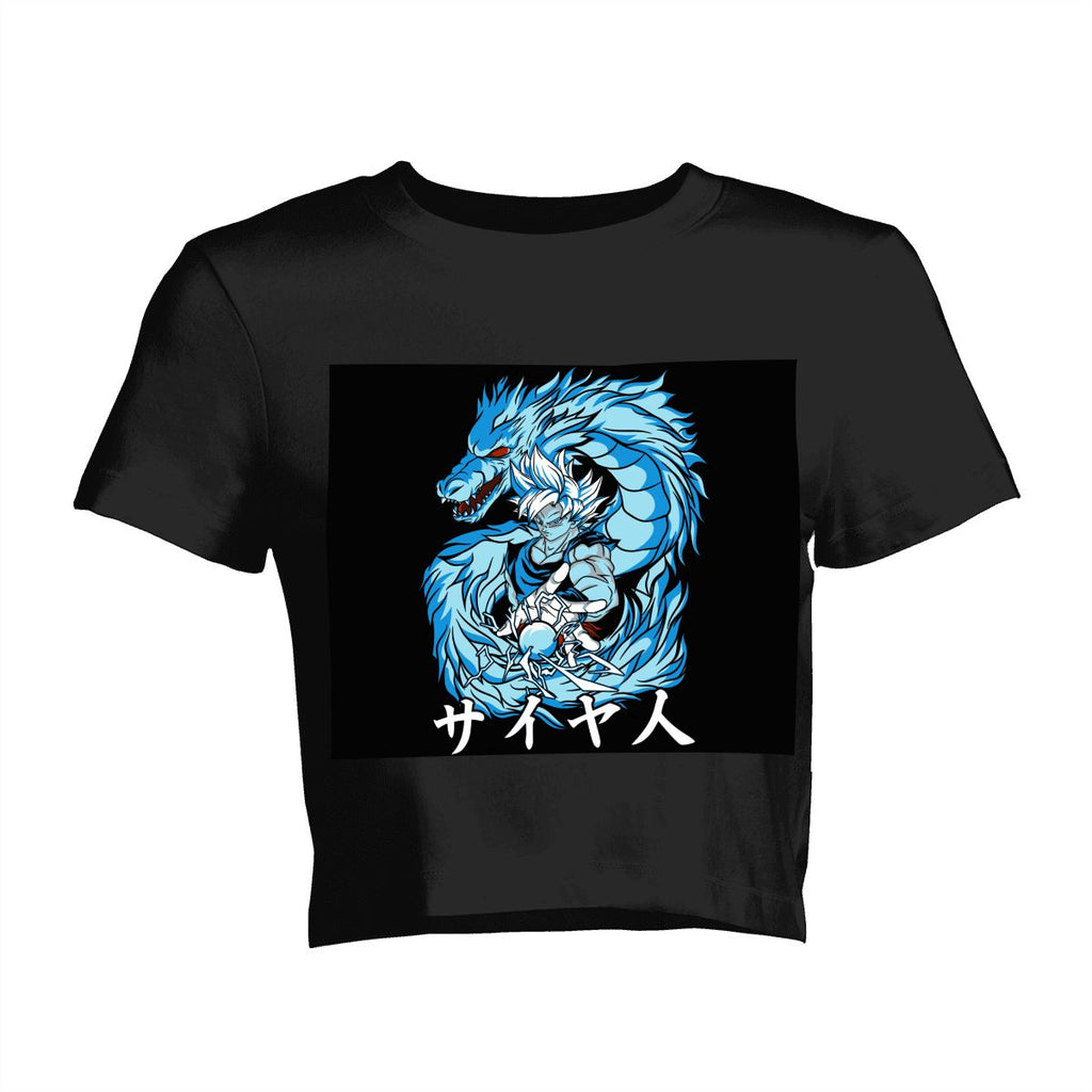 Azure Dragon Power | Women's Crop Top