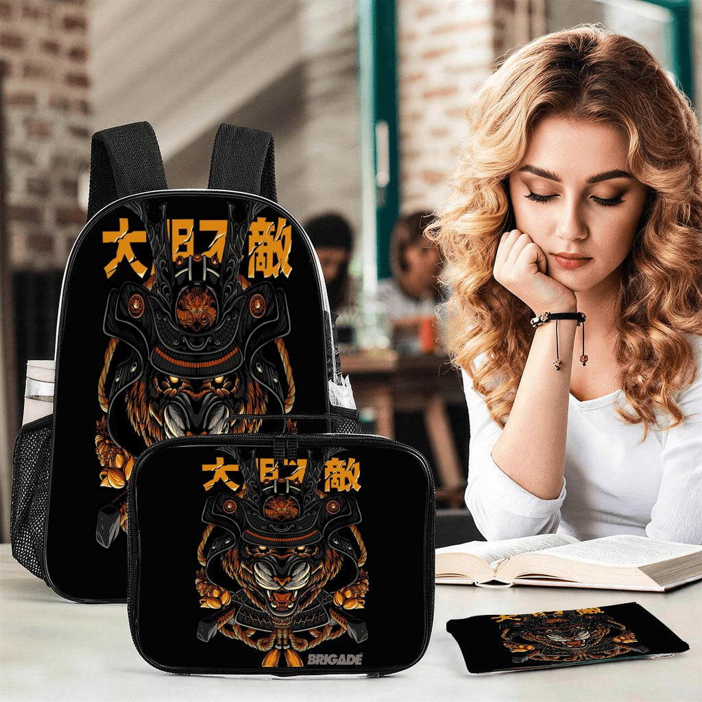 Tiger Shogun | 3-Piece Backpack Set