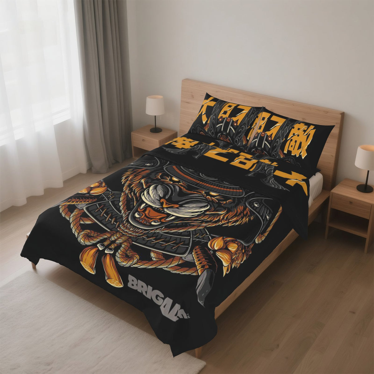 5 Sizes Custom 4 Piece Sheet Set(Pillowcases*2, Flat Sheet*1, Bed Sheet*1)-NO Insert - Standout