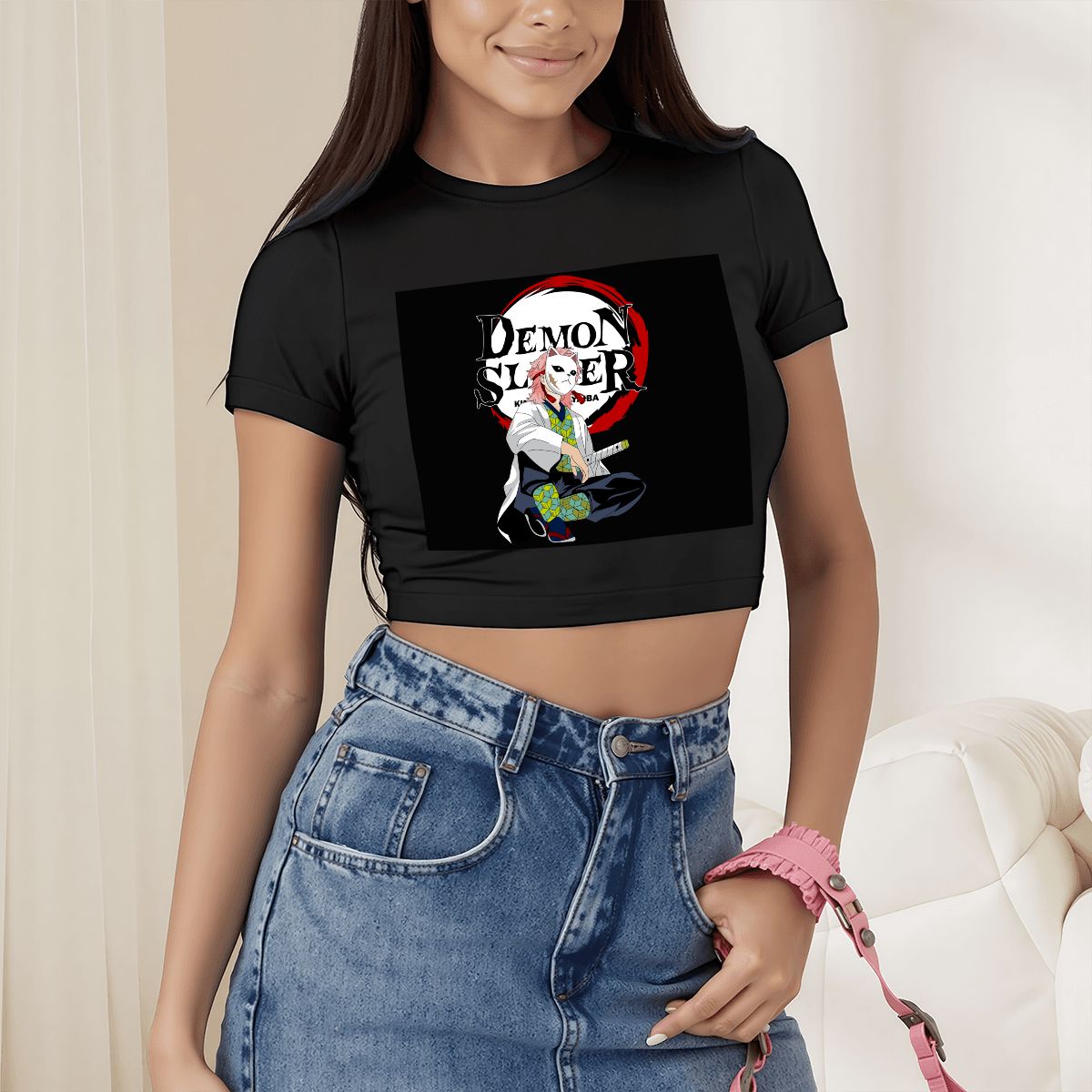Shadow Blade | Short Sleeve Crop Top