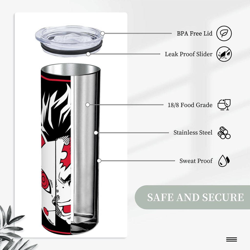 Spirit Warrior | 20oz Stainless Steel Straw Tumbler