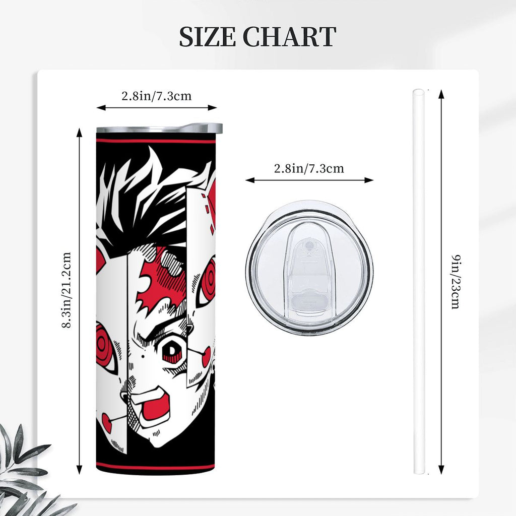 Spirit Warrior | 20oz Stainless Steel Straw Tumbler