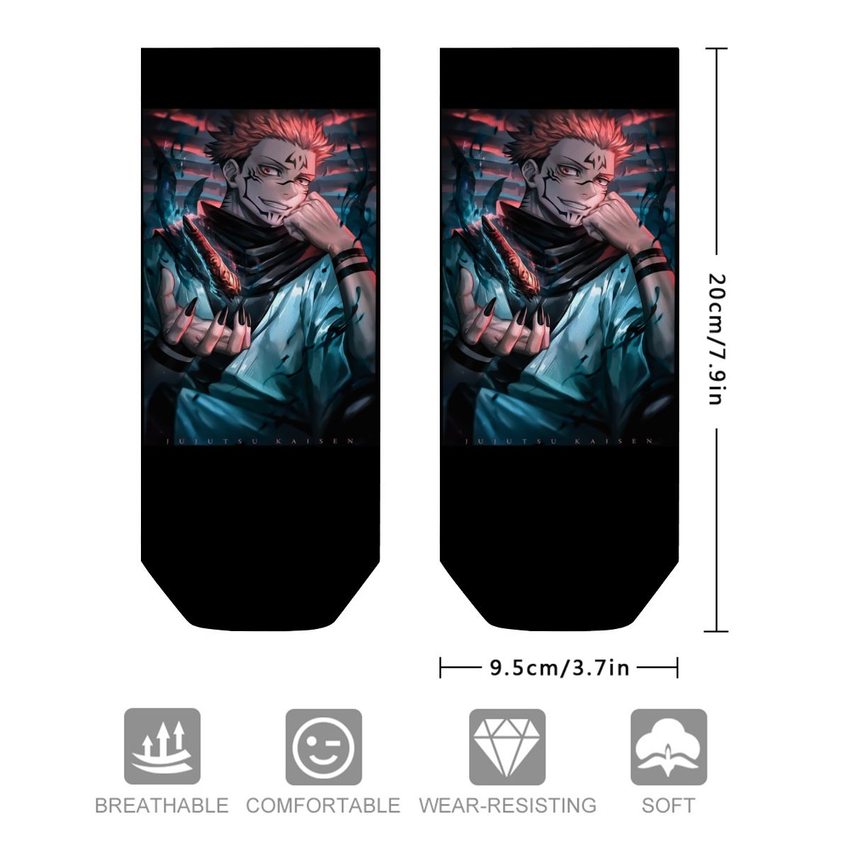 Midnight Curse | Ankle Socks