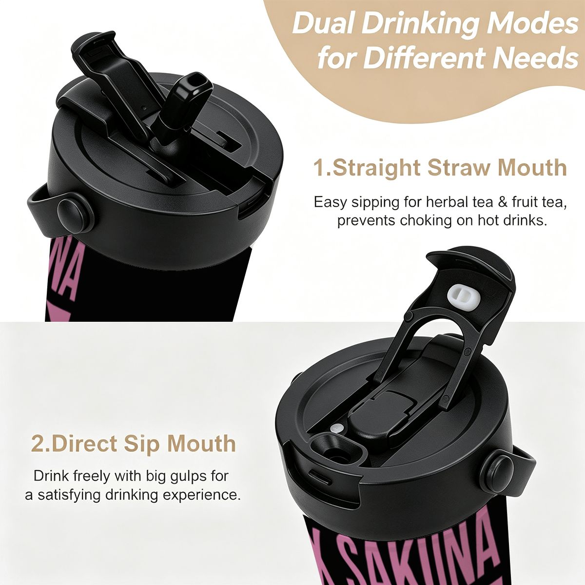 Pink Chaos | 20oz Tea Infuser Tumbler