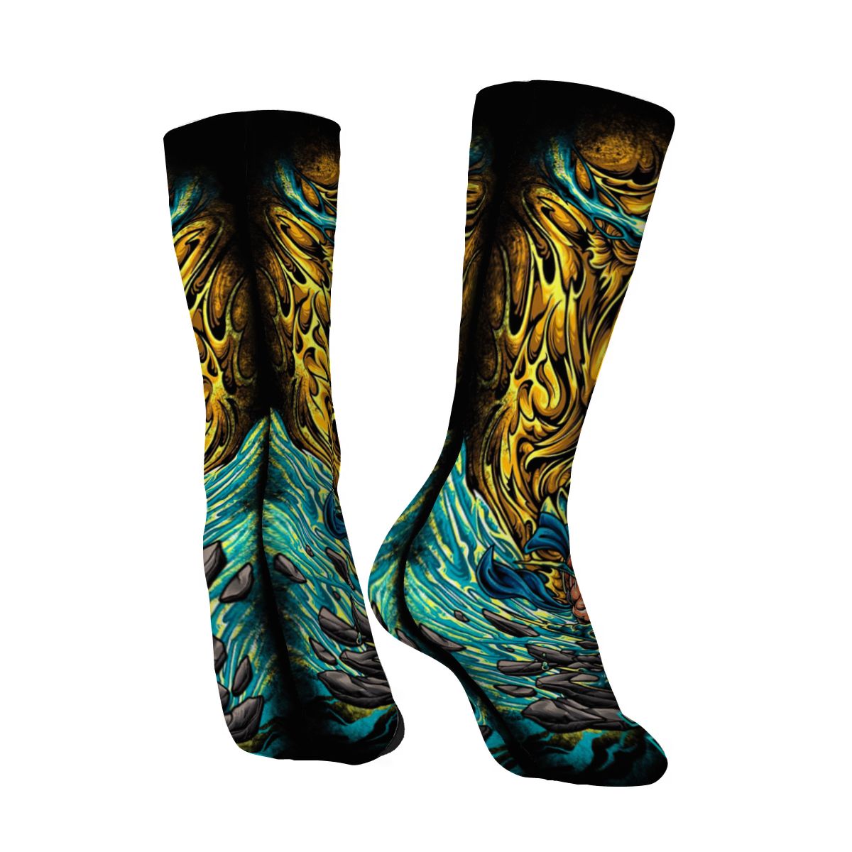 Electric Ascension | Crew Socks
