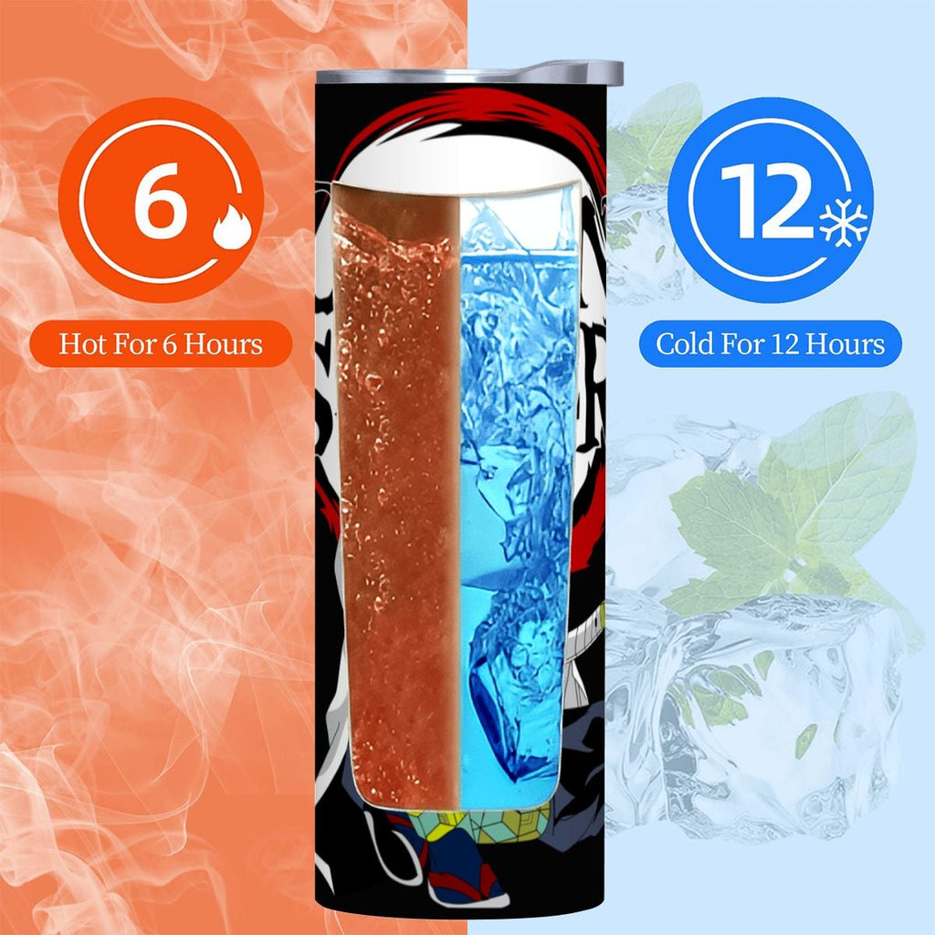 Shadow Blade 20oz Straight Stainless Steel Tumbler with Straw