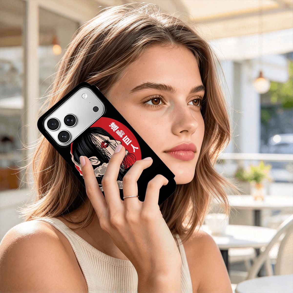 Crimson Titan | iPhone 18 Pro Max Flip Wallet Case
