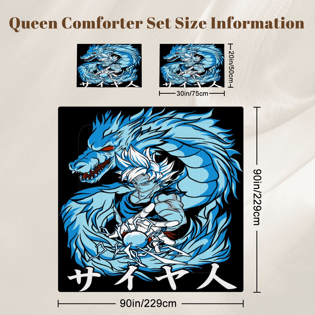 Queen Comforter Set ANIME V424 ANIME V403