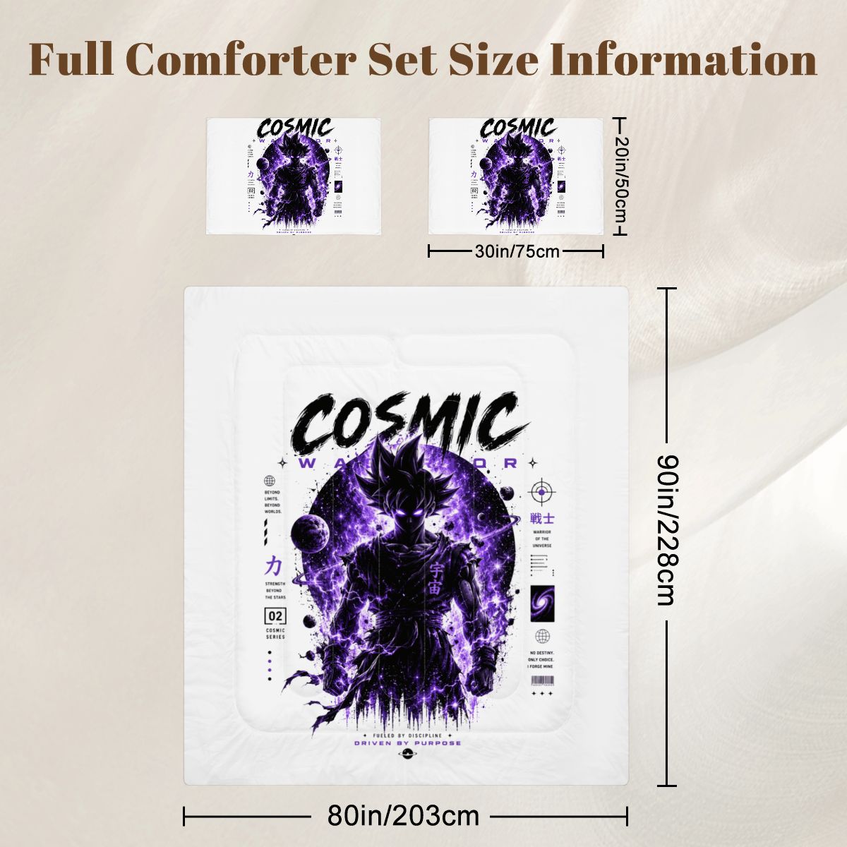 Full Comforter Set 6 3 - Standout