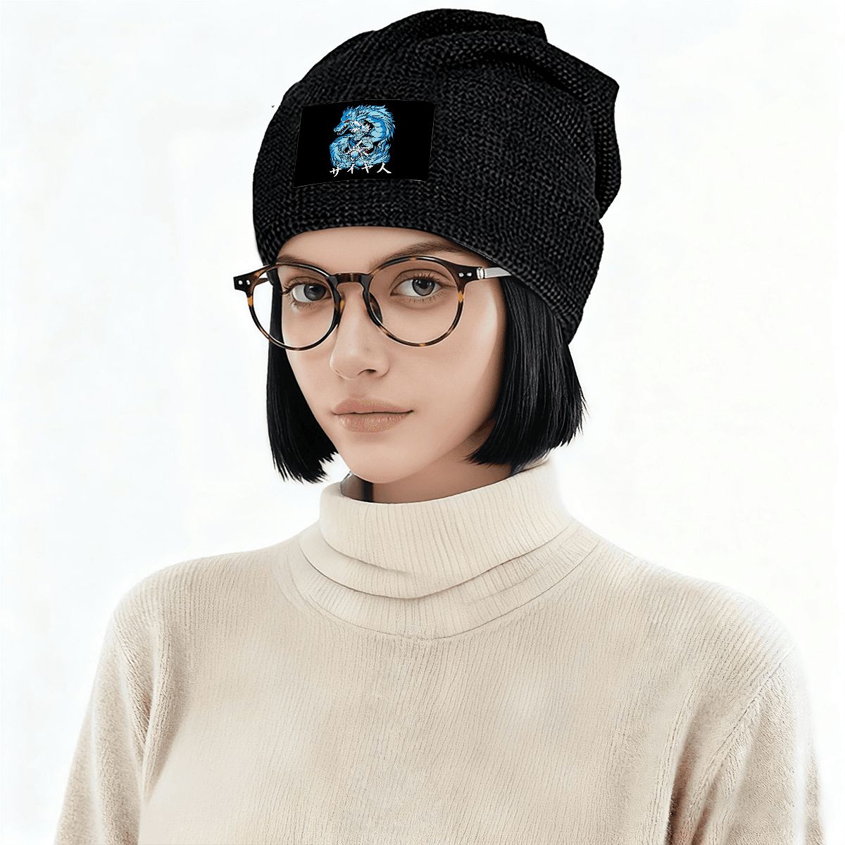 Azure Dragon Power | Waffle Knit Pullover Hat