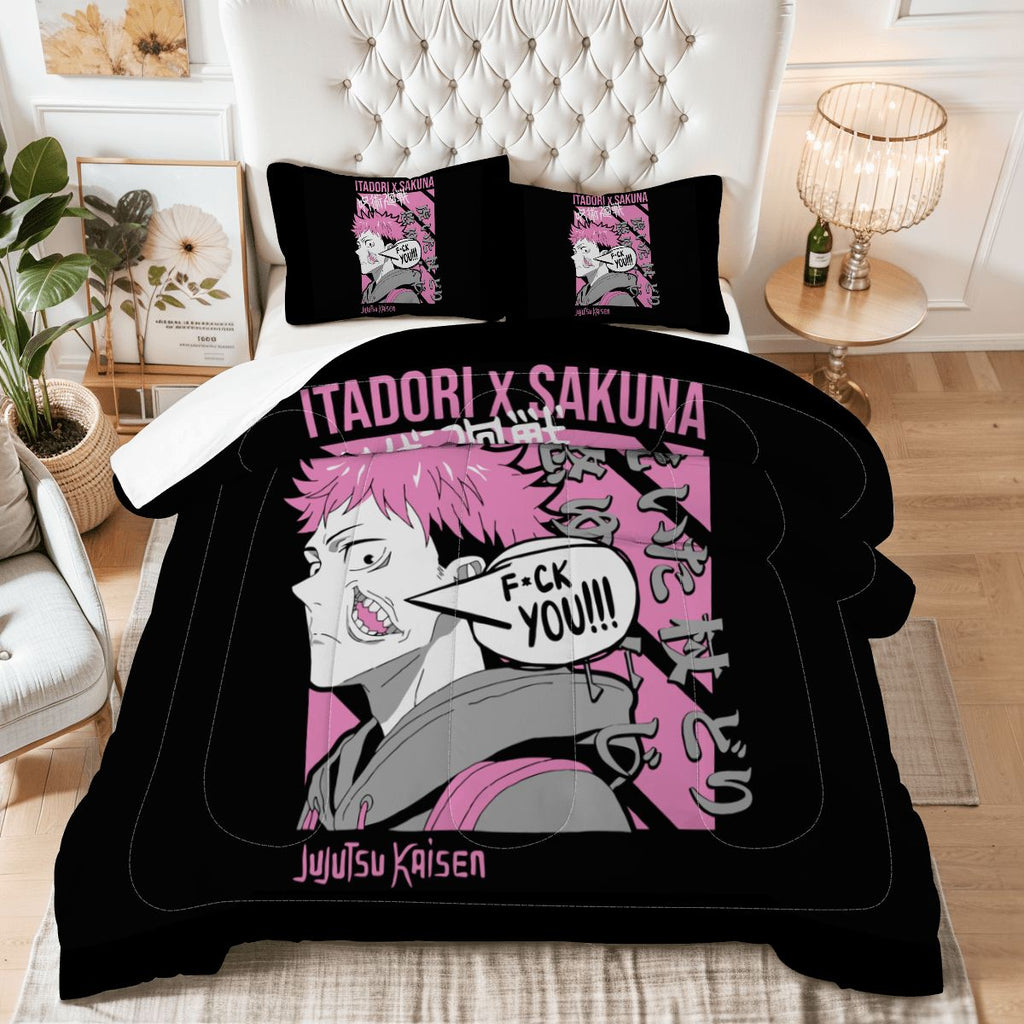 Pink Chaos | King Comforter Set