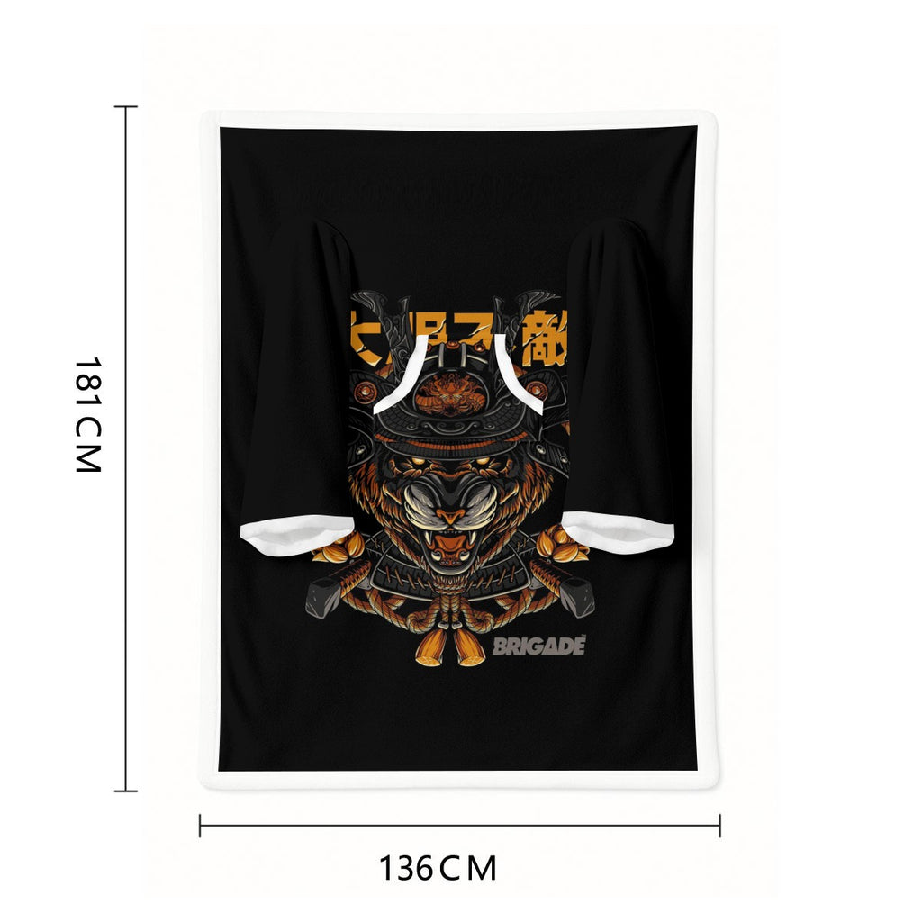 All-Over Print Cozy Wearable Blanket with Sleeves - Standout