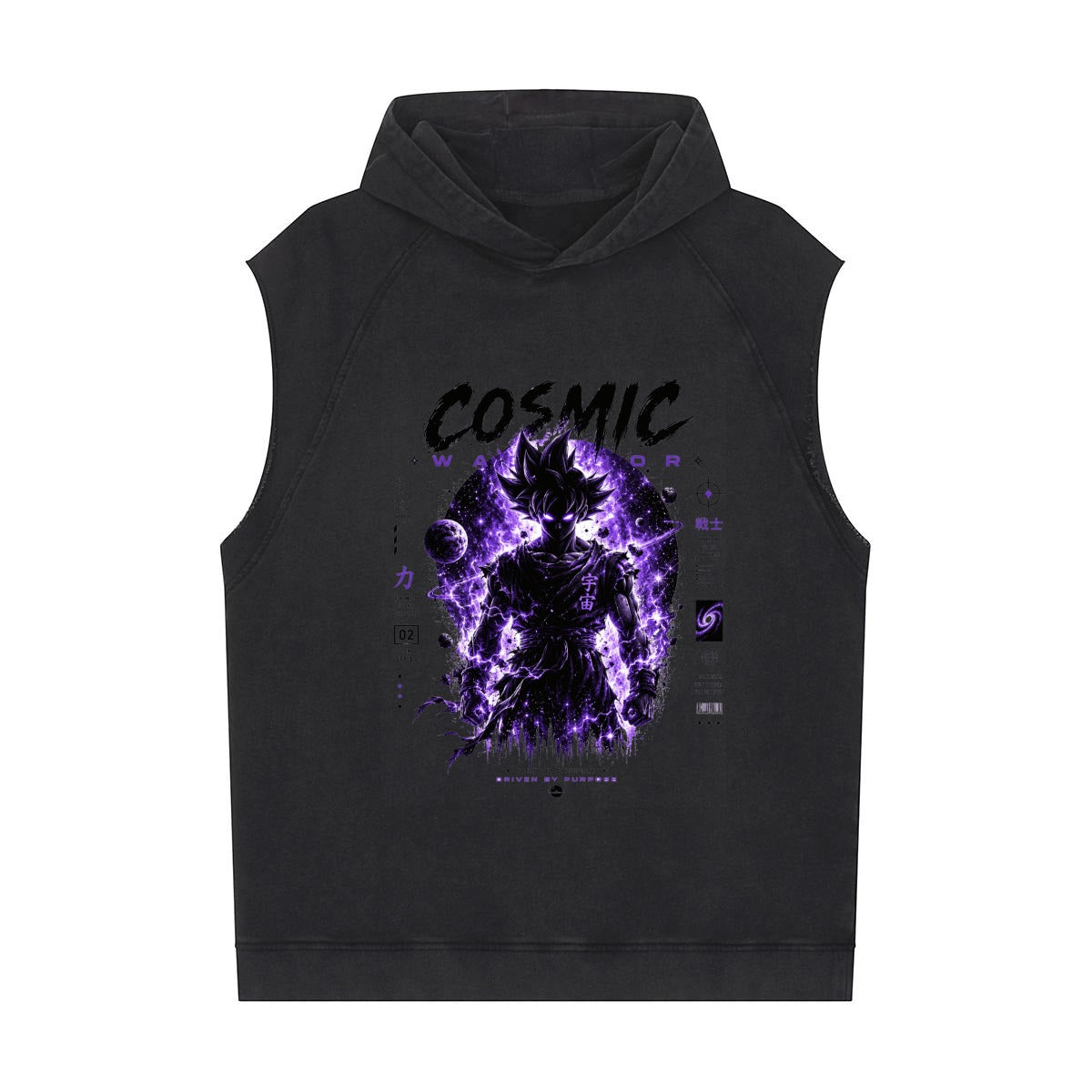 Men's Loose Sleeveless Hoodie|320GSM DTF - Standout