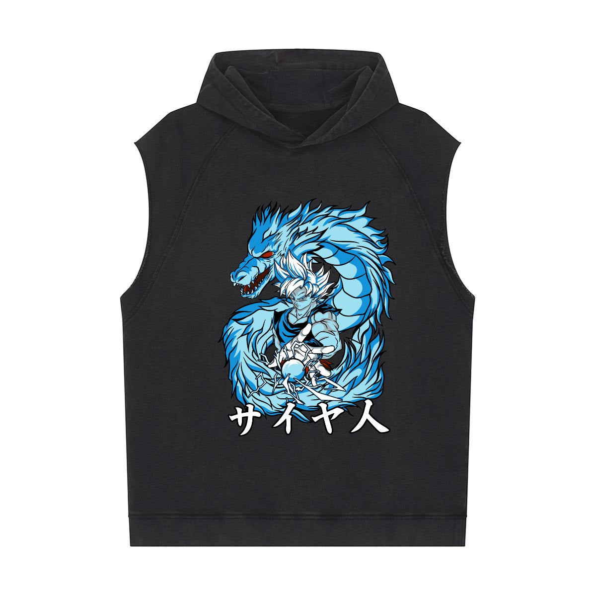 Men's Loose Sleeveless Hoodie|320GSM DTF - Standout