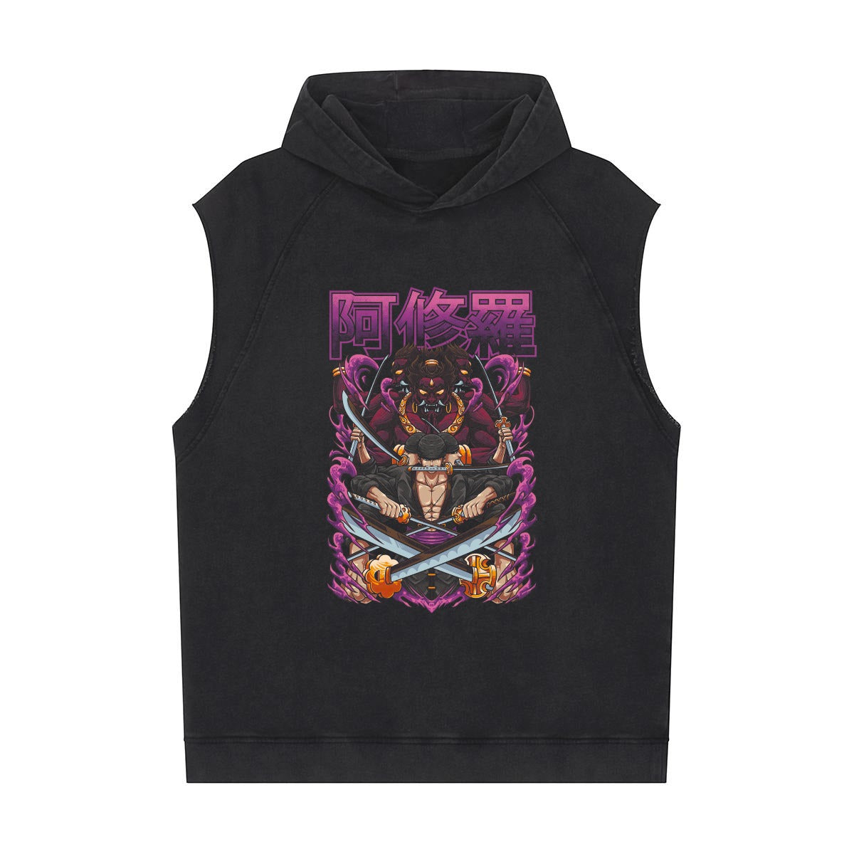 Men's Loose Sleeveless Hoodie|320GSM DTF - Standout