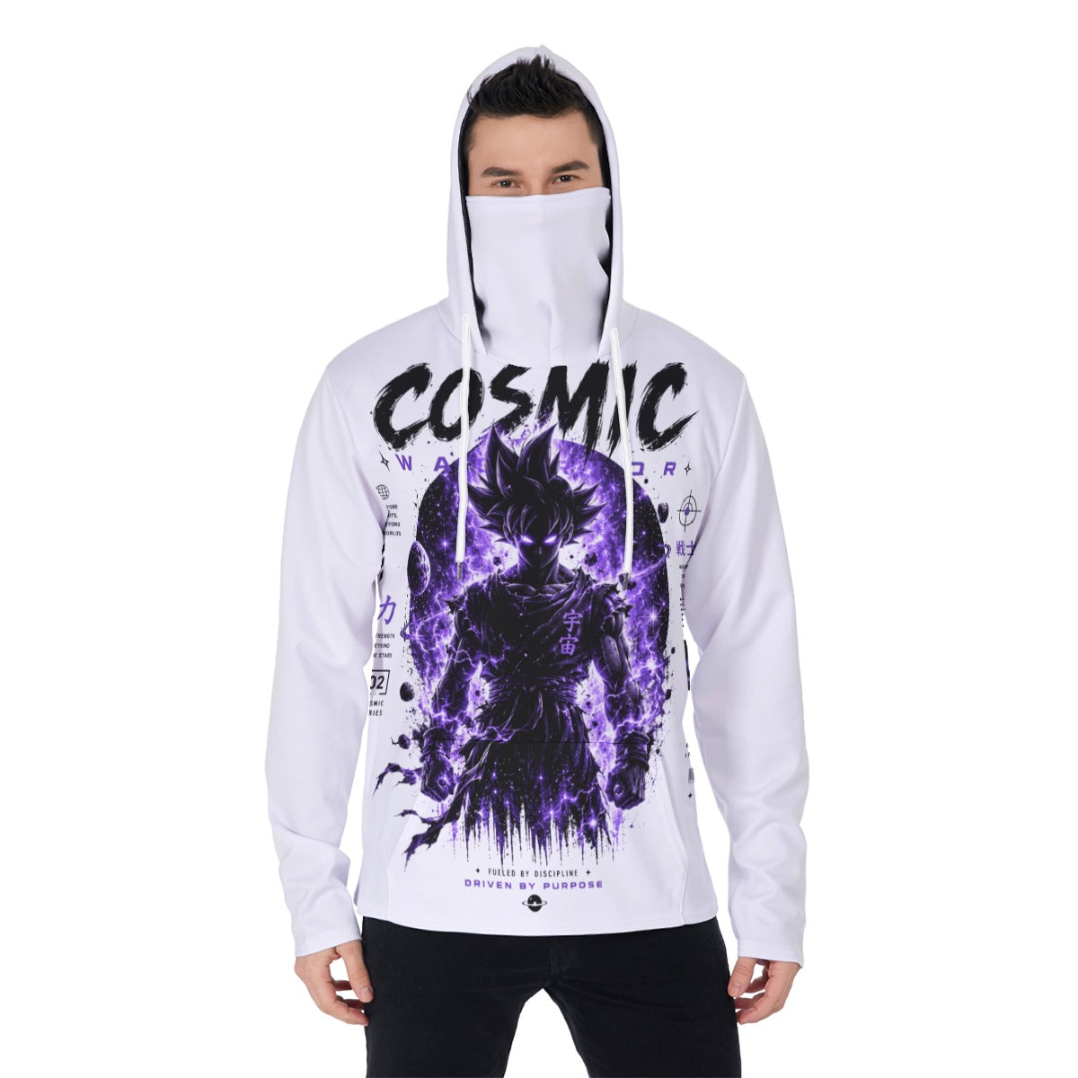 Cosmic Men's Heavy Fleece Hoodie With Mask - Standout