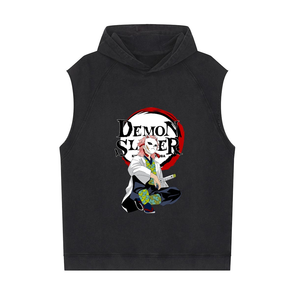 Men's Loose Sleeveless Hoodie|320GSM DTF - Standout