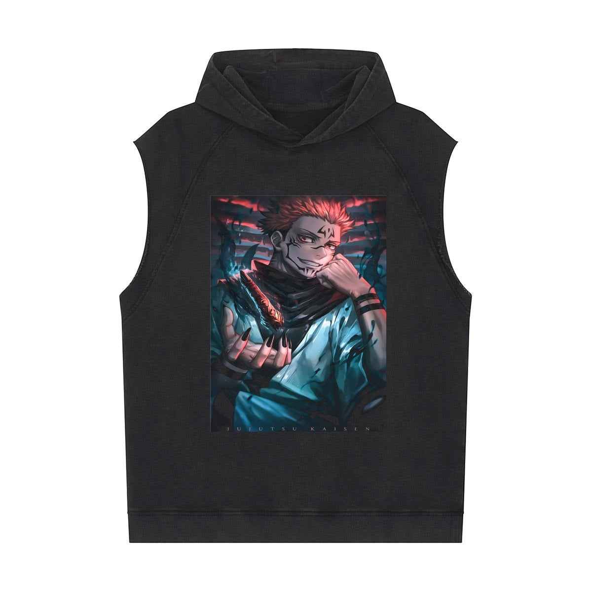 Men's Loose Sleeveless Hoodie|320GSM DTF