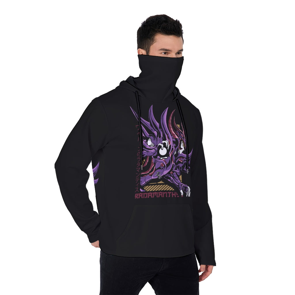 All-Over Print Men's Heavy Fleece Hoodie With Mask - Standout