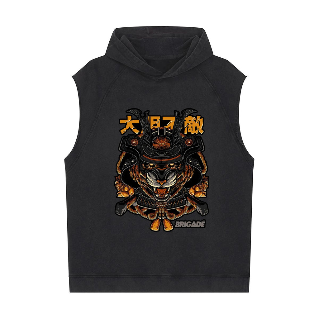 Men's Loose Sleeveless Hoodie|320GSM DTF - Standout