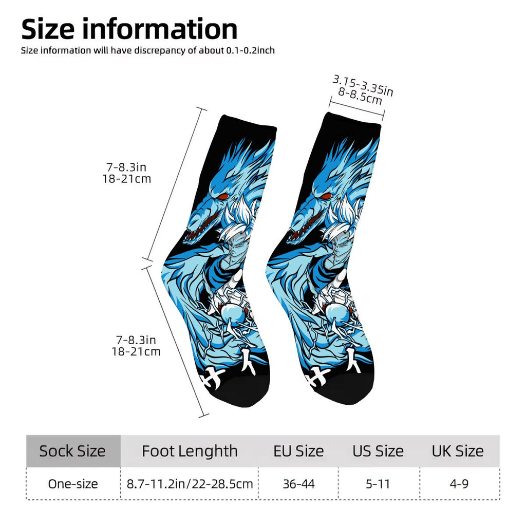 Azure Dragon Power | Crew Socks