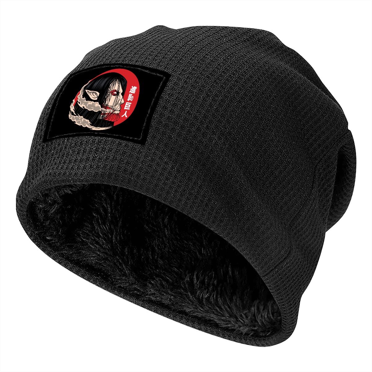 Crimson Titan | Waffle Knit Pullover Hat