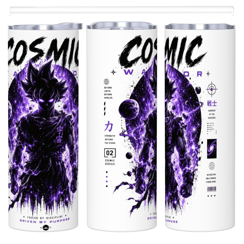 Cosmic Warrior | 20oz Stainless Steel Straw Tumbler
