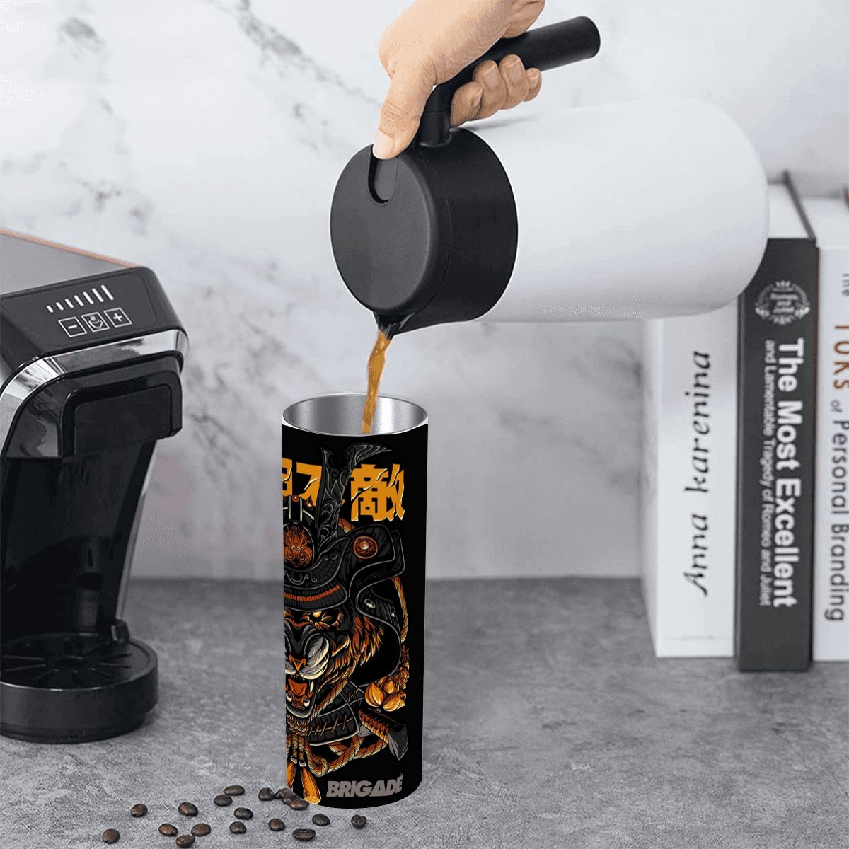 Tiger Shogun | 20oz Stainless Steel Straw Tumbler