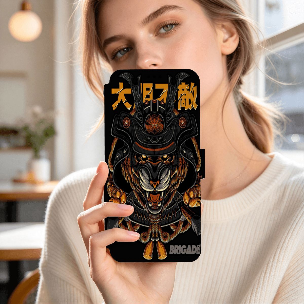 Tiger Shogun | iPhone 18 Pro Max Flip Wallet Case