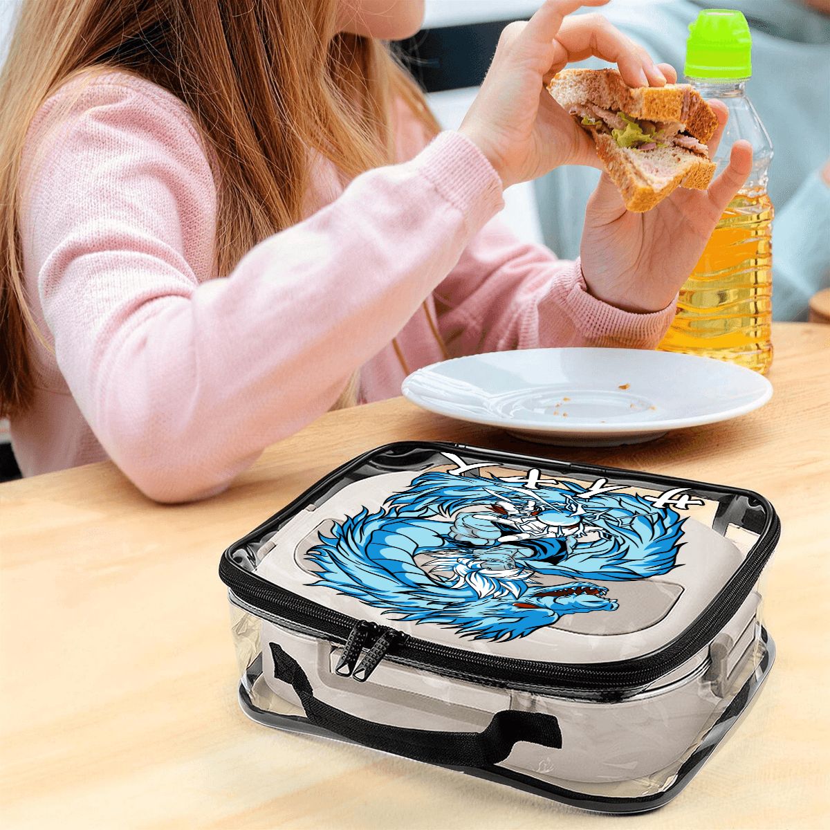 Azure Dragon | Clear Backpack 3-Piece Set