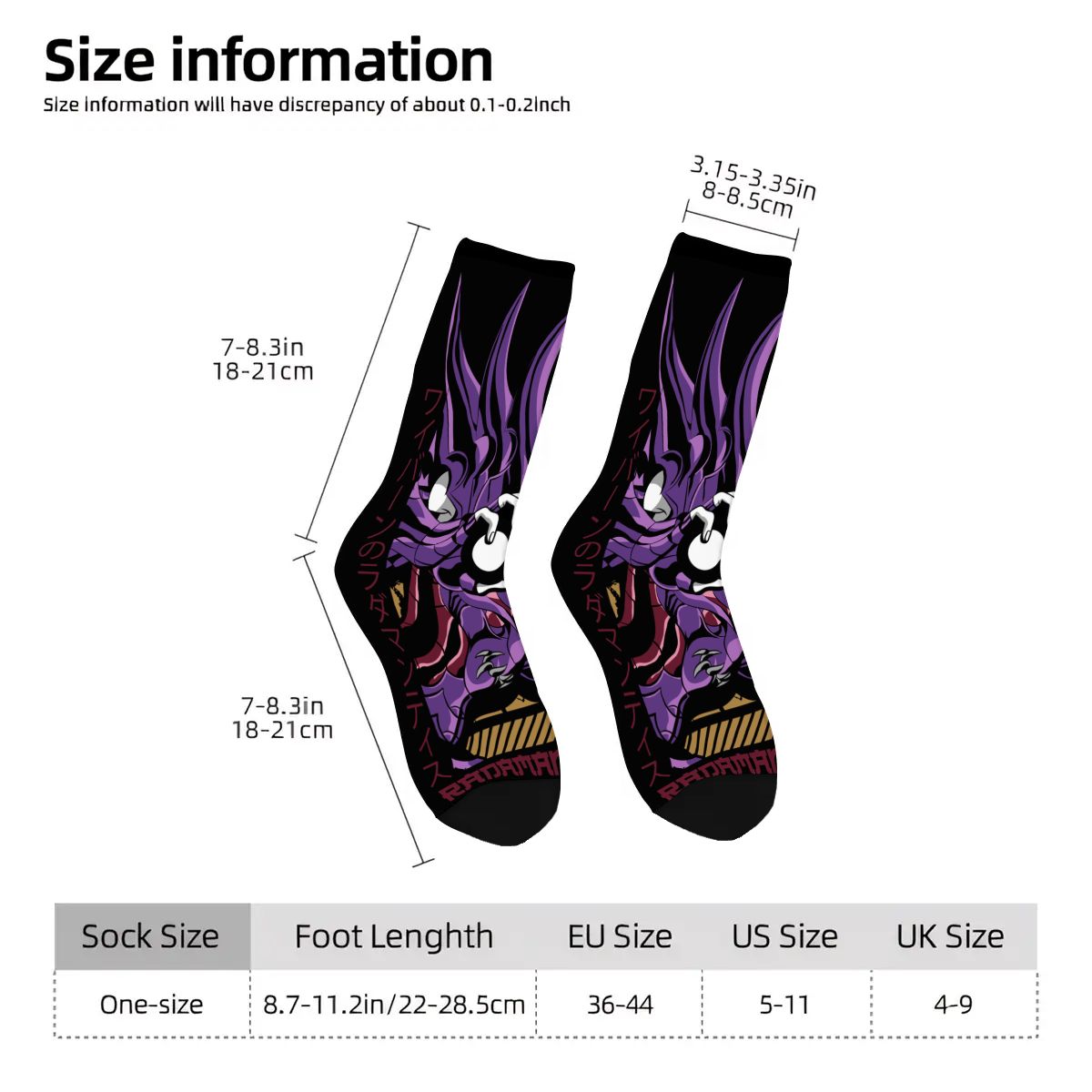 Violet Dark Knight | Crew Socks