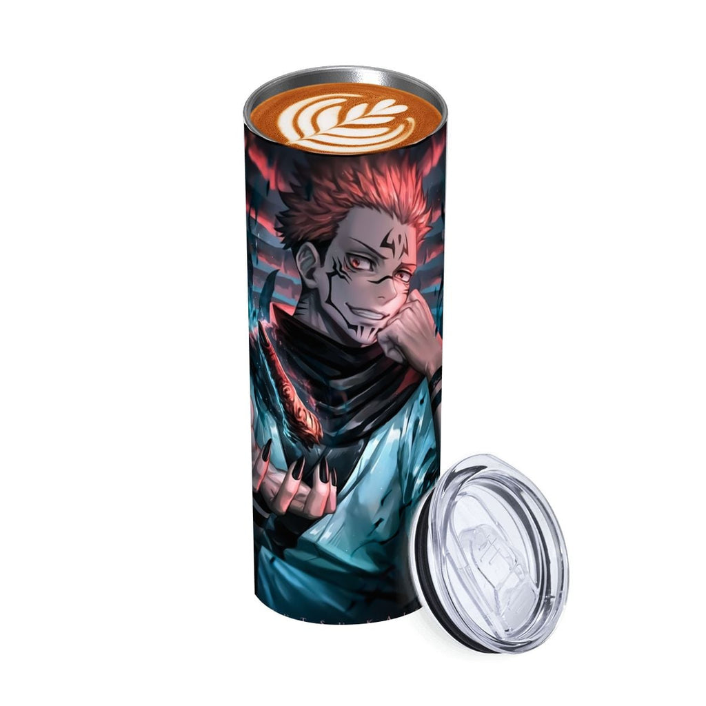 Midnight Curse 20oz Straight Stainless Steel Tumbler with Straw