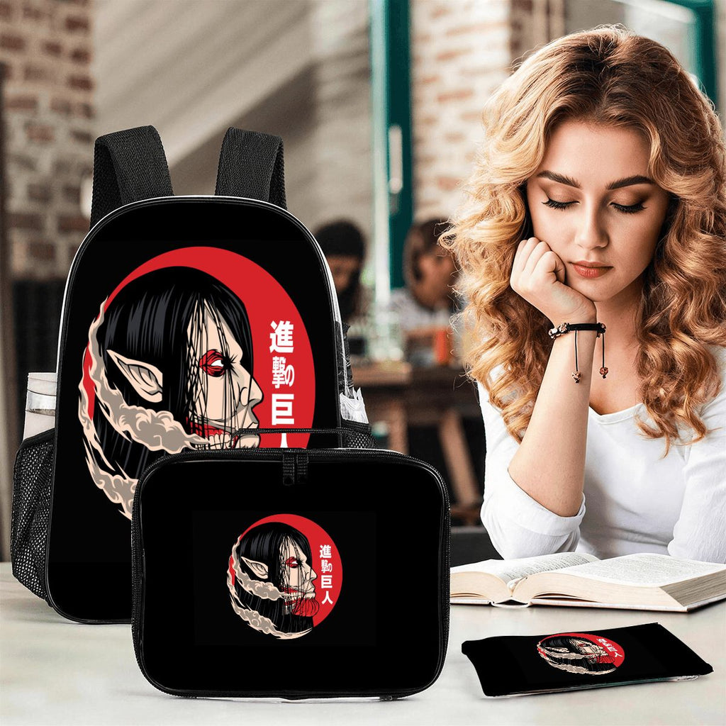 Crimson Titan | 3-Piece Backpack Set