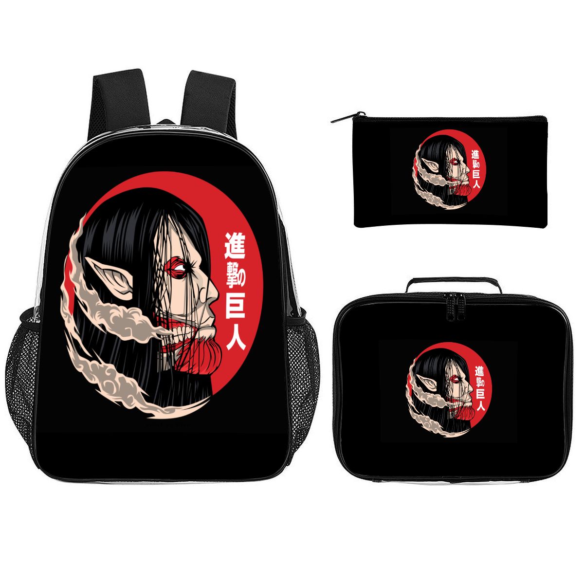 Crimson Titan | 3-Piece Backpack Set