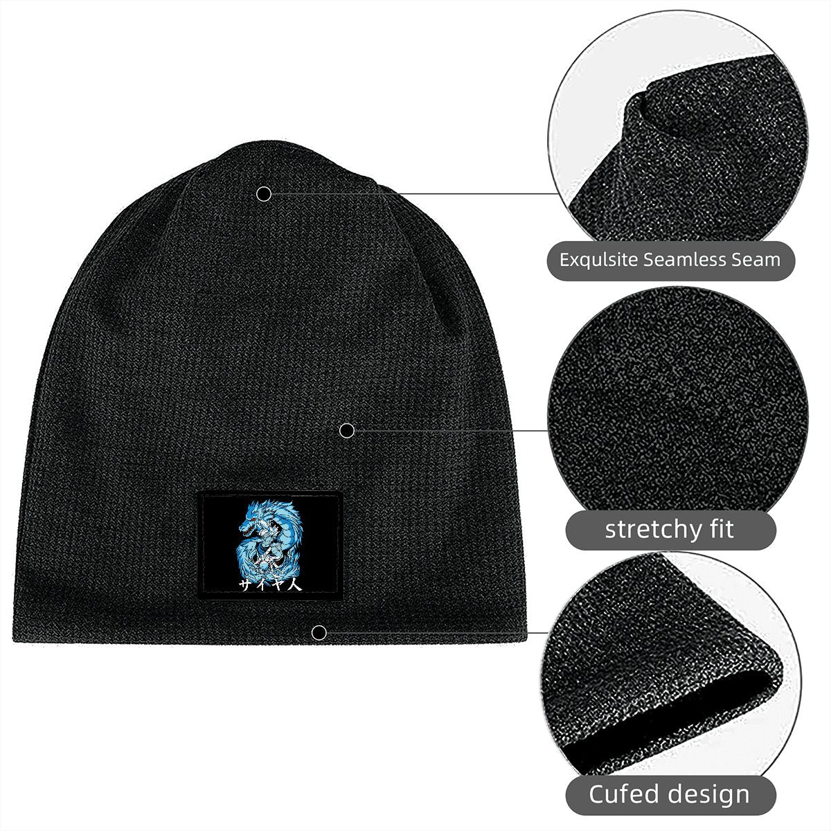 Azure Dragon Power | Waffle Knit Pullover Hat