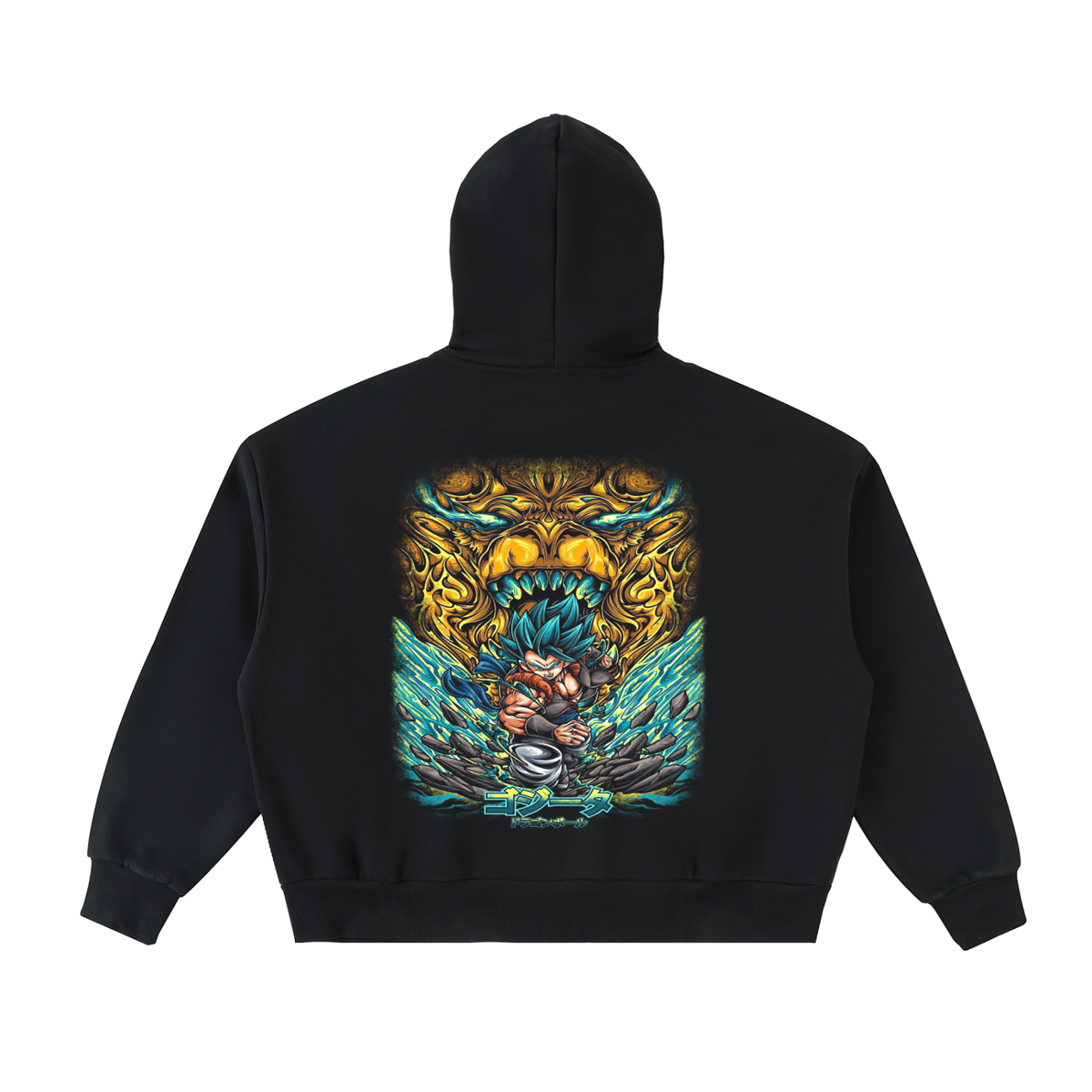 Electric Ascension | Fleece Full-Zip Boxy Hoodie
