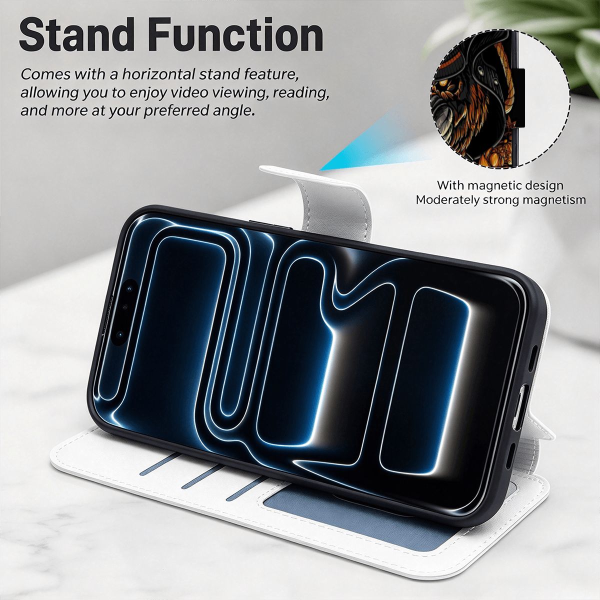 Tiger Shogun | iPhone 18 Pro Max Flip Wallet Case