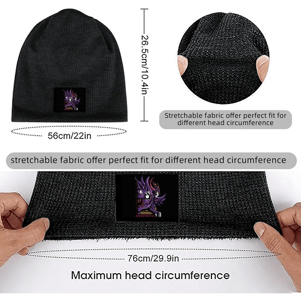 Violet Dark Knight | Waffle Knit Pullover Hat
