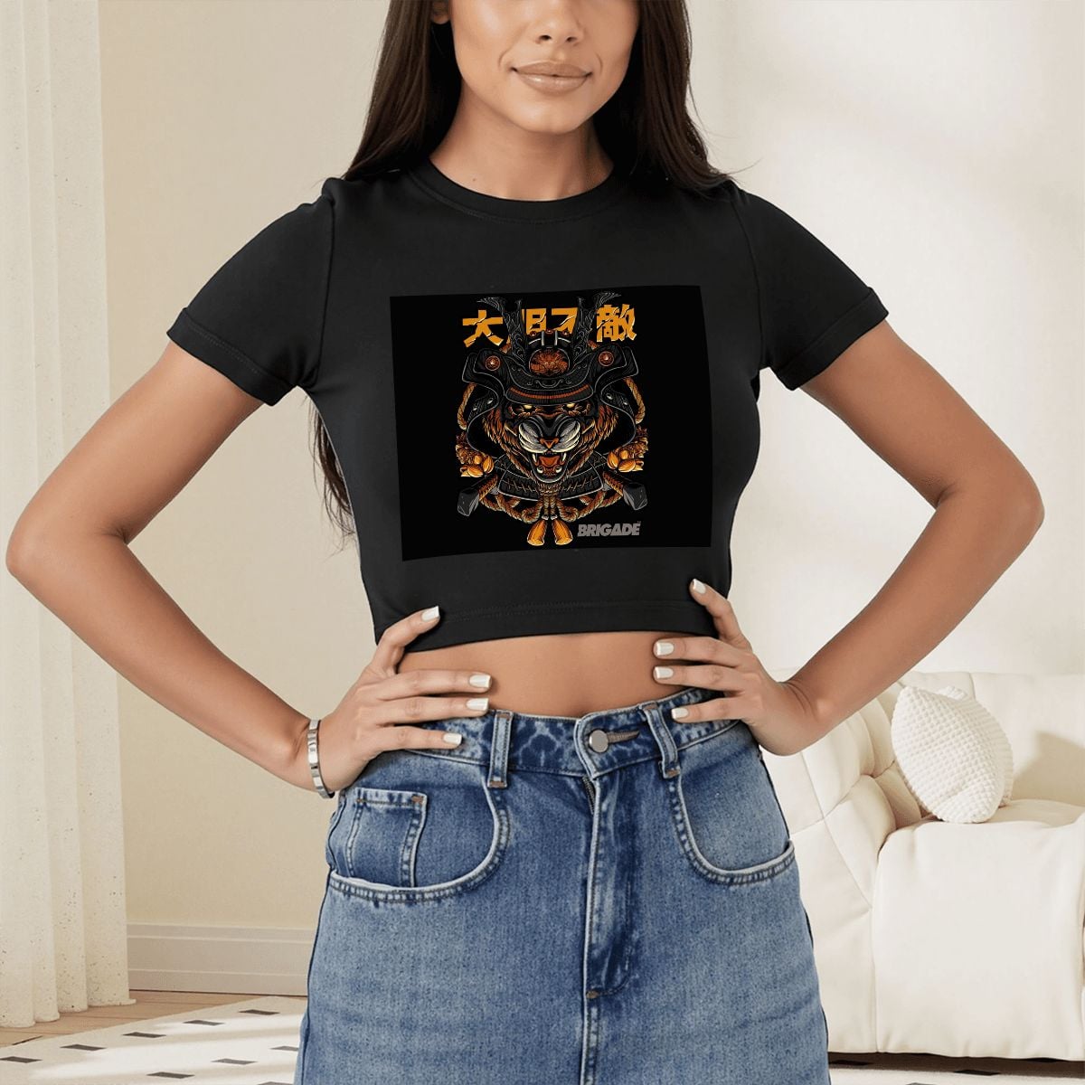 Tiger Shogun | Women's Crop Top