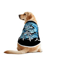 Azure Dragon Power | Large Dog Mesh Vest Summer Pet Tee