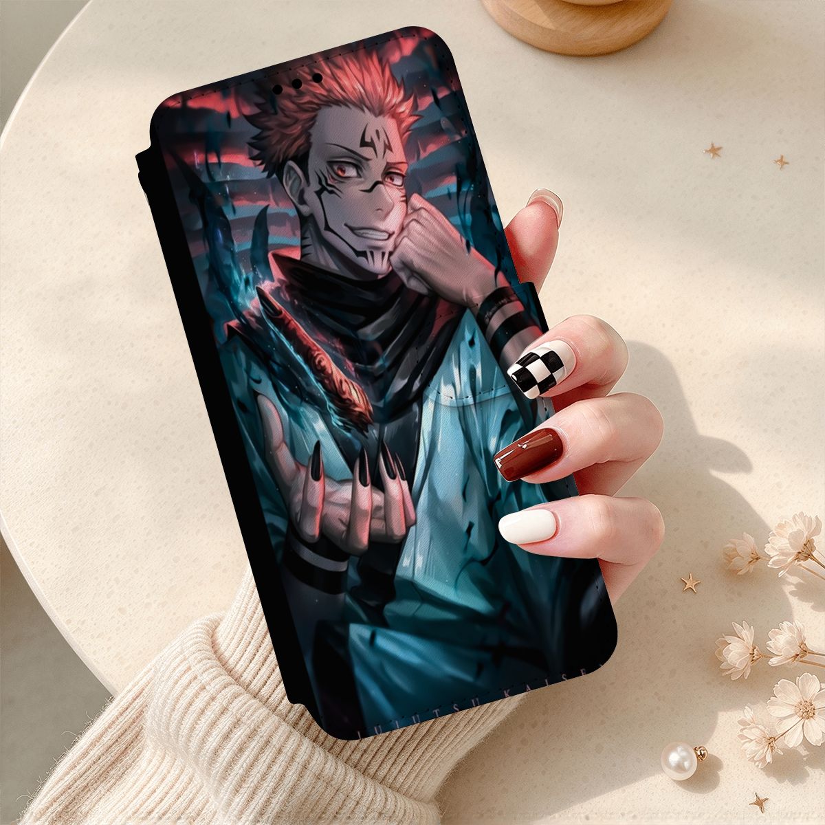 Midnight Curse | iPhone 18 Pro Max Flip Wallet Case