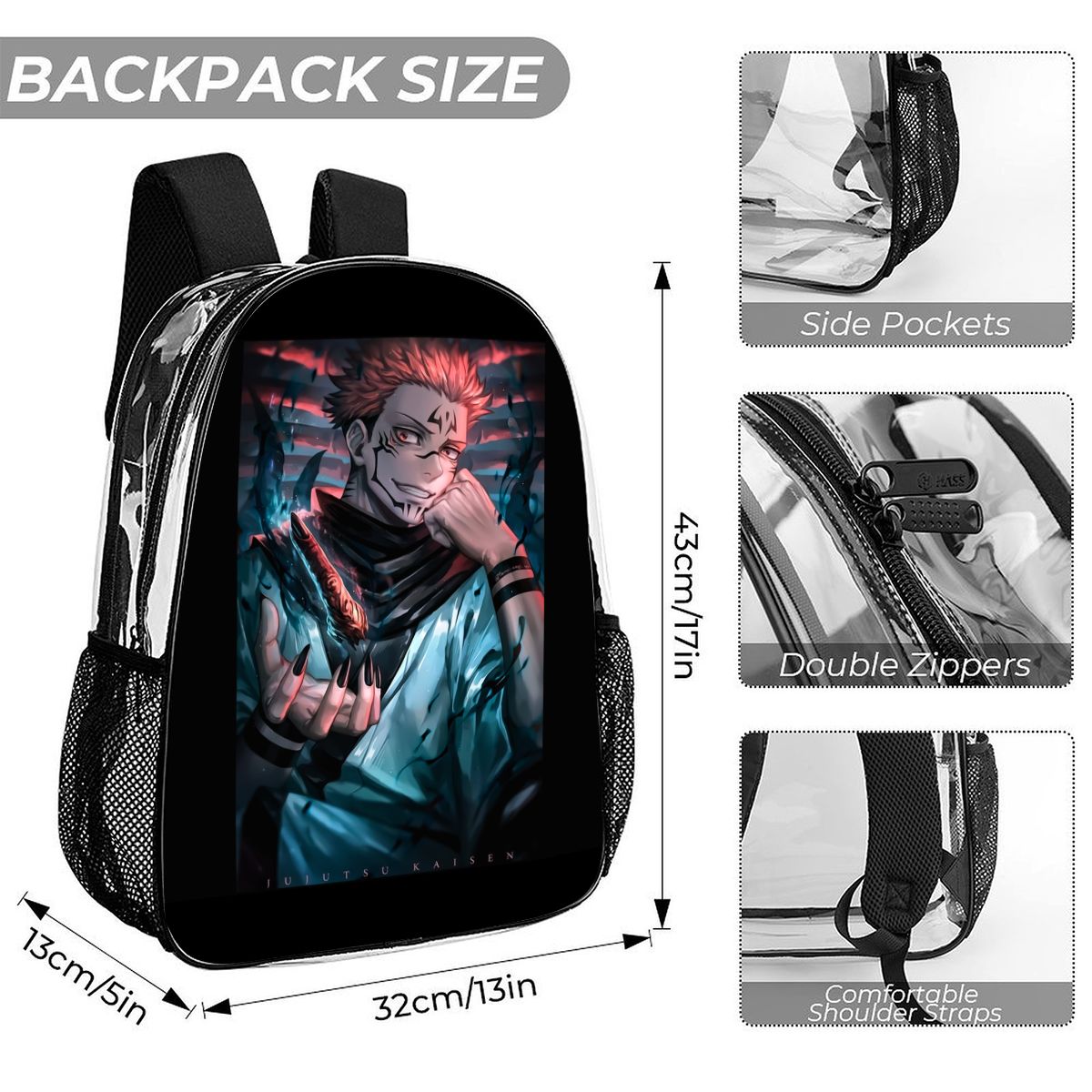 Midnight Curse | 3-Piece Backpack Set