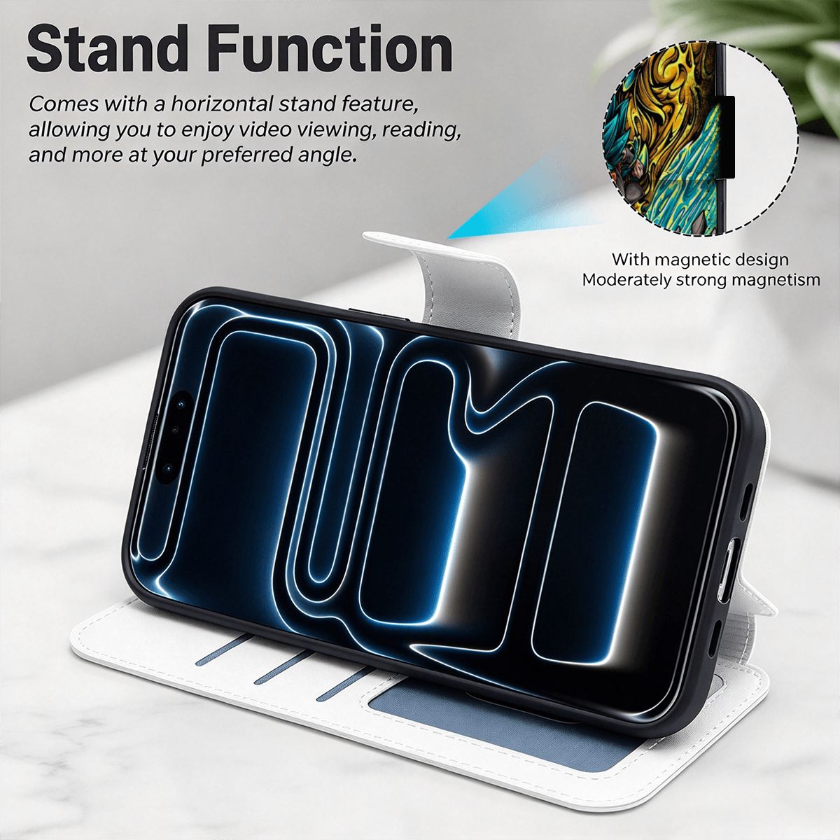 Electric Ascension | iPhone 18 Pro Max Wallet Case