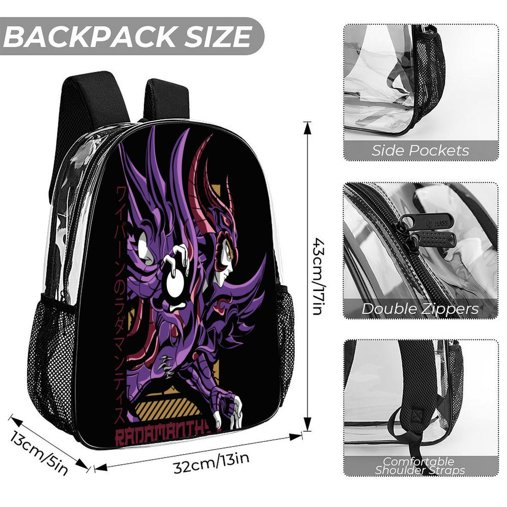 Violet Dark Knight | 3-Piece Backpack Set