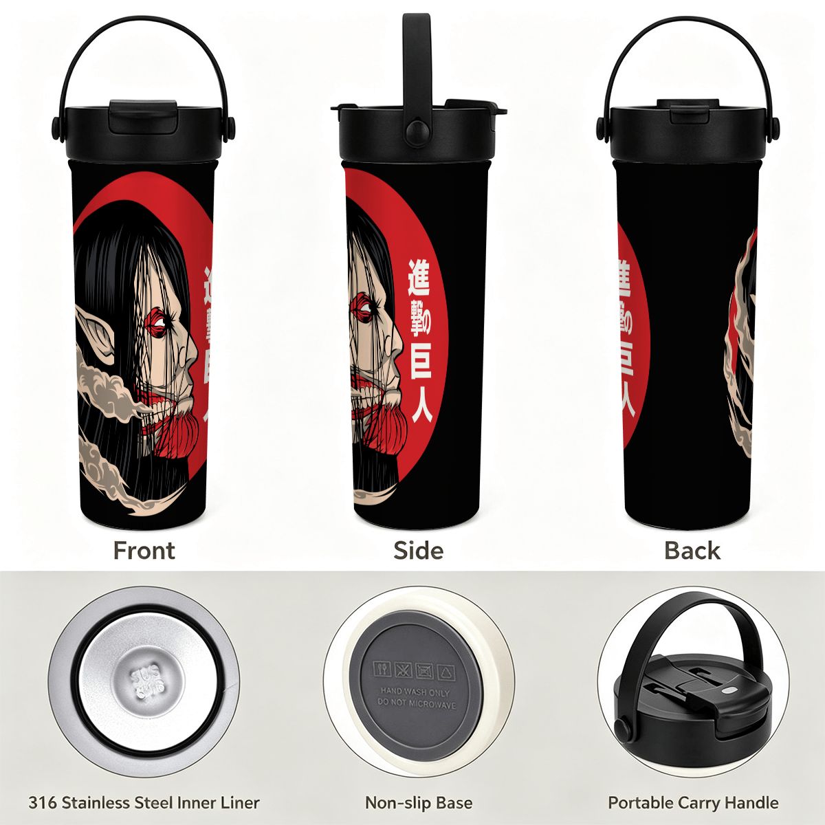 Crimson Titan | 20oz Tea Infuser Tumbler