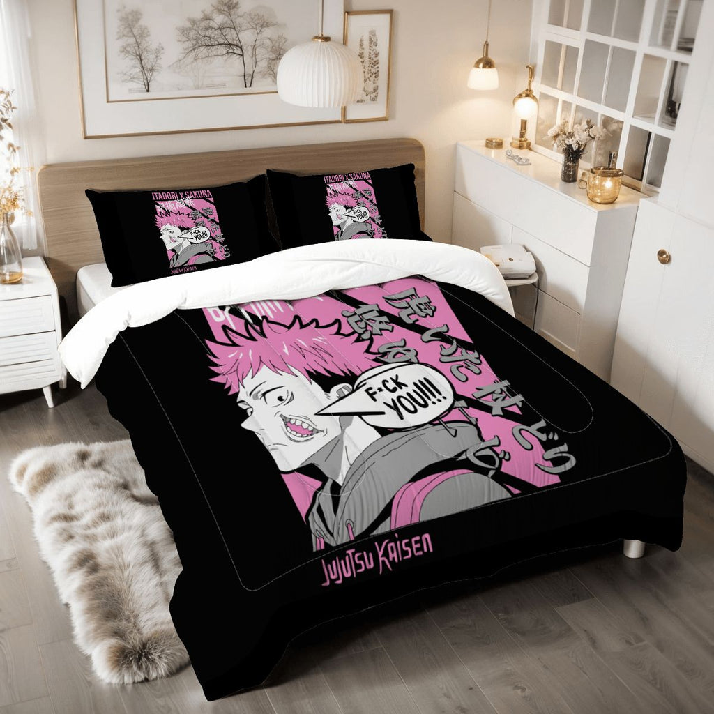 Pink Chaos | King Comforter Set